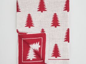 Плед Abete rosso, красный