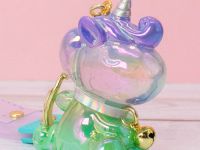 Брелок "Unicorn shine", purple-green