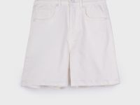 Шорты текстильные джинсовые для девочек