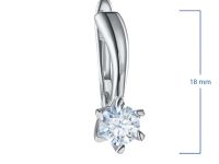 Серьги из белого золота э4712сг01130900