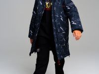 Пальто текстильное с полиуретановым покрытием для мальчиков