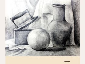 Набор угольных карандашей Dmast 10 штук ассорти в картонной упаковке