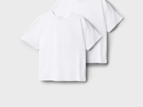 Фуфайка трикотажная для девочек (футболка), 2 шт в комплекте