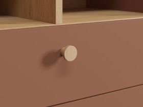 Комод Торвалль 2-68x87 Терракотовый