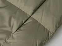 Стеганый пуховик с натуральным пухом