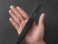 Складной нож Ganzo G721B-BK, сталь 440C, рукоять G10, черный