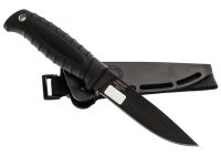 Нож Финский, сталь AUS-8 SW черный, Кизляр