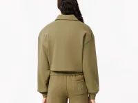 Женская флисовая толстовка-поло Lacoste