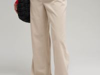 Брюки прямого кроя из вельвета