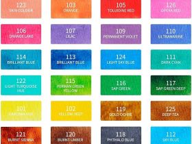 Набор акварели традиционной китайской Super Vision "China Academy of Fine Arts watercolor" 24 цв*8 м