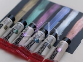 Набор акрила Talens "Amsterdam" Standart 6 цв* 20 мл, перламутровые цвета