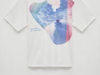 Футболка прямого силуэта с принтом