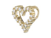 Подвеска из желтого золота э0312пд11200102