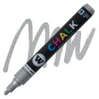 Маркер меловой Molotow "CHALK" 4 мм металлик Серебро