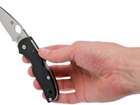 Складной нож Spyderco Native 5, сталь Crucible CPM® S30V™ рукоять G10, чёрный