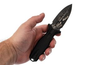 Туристический нож N.C.Custom Grave 2.0, сталь AUS-8, рукоять эластрон