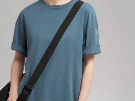 Футболка свободного кроя из джерси