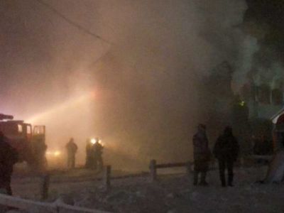 Неисправный обогреватель стал причиной крупного пожара с пострадавшими в Чурапче