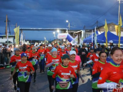 Около 700 участников. Впервые на Играх Манчаары провели массовый забег