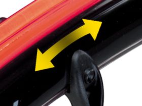 Набор полнопрофильных крыльев с подсветкой Topeak DeFender iGlow X TIG-DF02 (черный / красный)