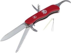 Многофункциональный складной нож Victorinox Equestrian 0.8883 с фиксатором лезвия 11 функций красный, для конного спорта