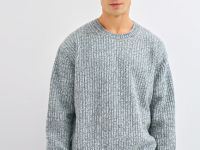 Джемпер из кручёной пряжи, Серый