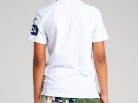 Сорочка трикотажная с воротником поло для мальчиков