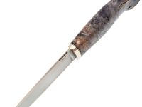 Рыбацкий нож Панцуй, сталь M398, рукоять кап березы