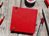 Скетчбук для для маркеров и графики Inkberry 10х10 см 48 л 160 г, белая бумага, желтый