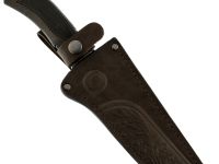 Нож выживания Тайфун, сталь У8, тактический нож, рукоять эластрон