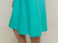 Платье А-силуэта из трикотажного интерлока