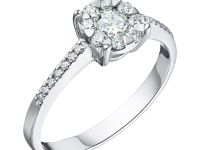 Кольцо из белого золота с бриллиантами э4001кц05153500