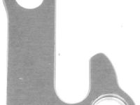 Держатель заднего переключателя &quot;петух&quot; Meta №9 фрезерованный (серебристый)