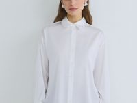 Блузка из сатина, Белый