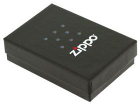 Зажигалка ZIPPO Ace, латунь с покрытием Black Ice®, чёрный, глянцевая, 36х12x56 мм