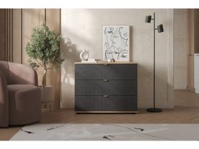 Комод Монблан 93x76 Грань Графитовый