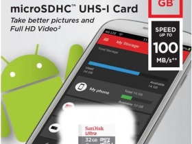 Карта памяти SanDisk Ultra microSDHC UHS-I Class 10 32 ГБ SDSQUNR-032G-GN3MN