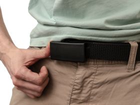 Ремень с ножом-пряжкой, нейлон