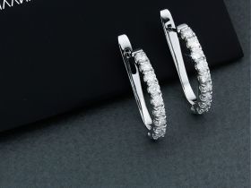 Серьги из белого золота э4712сг04201467