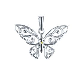 Подвеска из серебра с бриллиантом э0601пд03152400