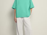 Оверсайз футболка из трикотажного интерлока