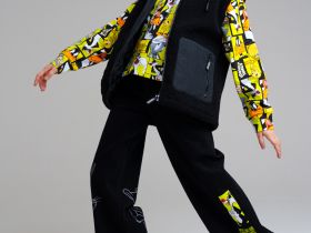 Брюки текстильные джинсовые для девочек