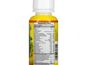 NaturesPlus, Source Of Life, жидкая мультивитаминная и минеральная добавка, тропические фрукты, 236,56 мл (8 жидк. Унций)
