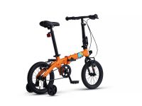 Детский велосипед Maxiscoo S007 Стандарт 14, год 2024, цвет Оранжевый