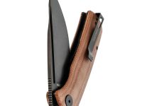 Складной нож Petrified BELUGA PFP01KMW, сталь K110, рукоять микарта