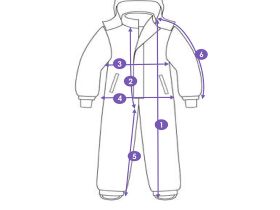 Комбинезон текстильный с полиуретановым покрытием для девочек