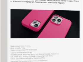 Клип-кейс VLP Aster Case с MagSafe для Apple iPhone 15 розовый