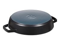 Staub Сковорода 20 см, с двумя ручками, черная Staub