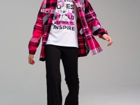 Рубашка текстильная для девочек