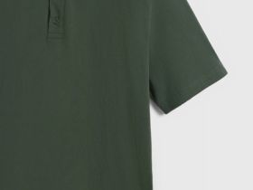 Базовое поло из хлопка, Зеленый